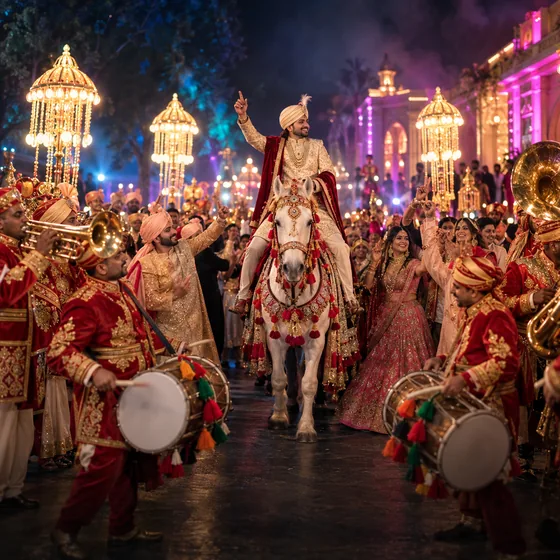 Band, dhol & baraat