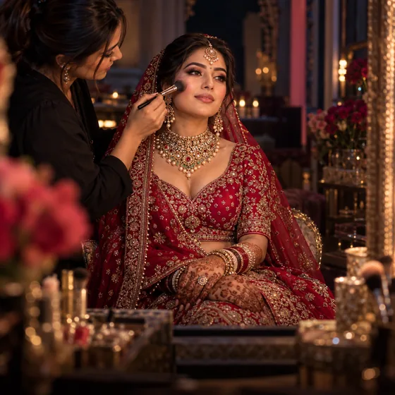 Makeup, mehndi & wear